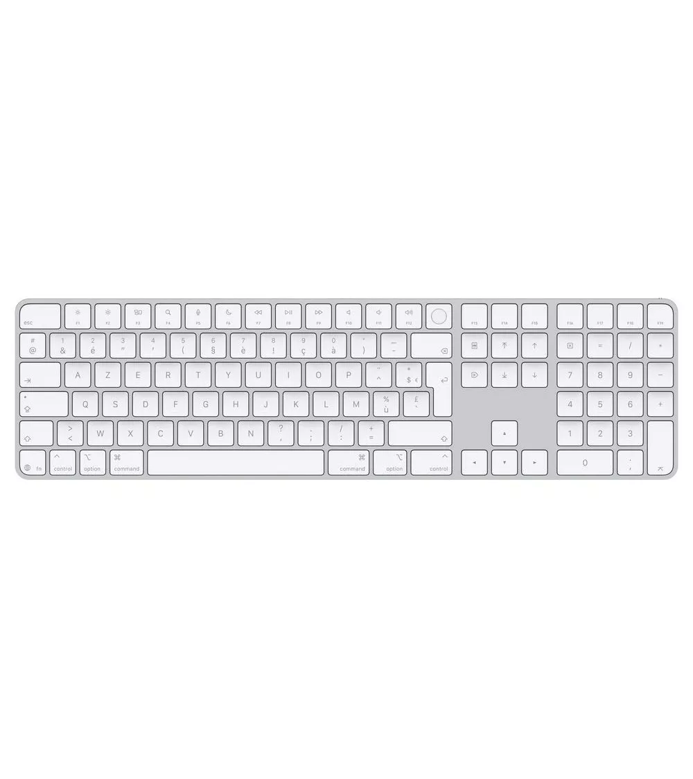 Magic Keyboard 2 A3119 Touch ID et pavé num. USB-C Argent  | Refabz