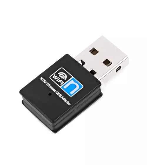 Wi-Fi Adapter - Wi-Fi 4 USB Dongle (300 Mbps)