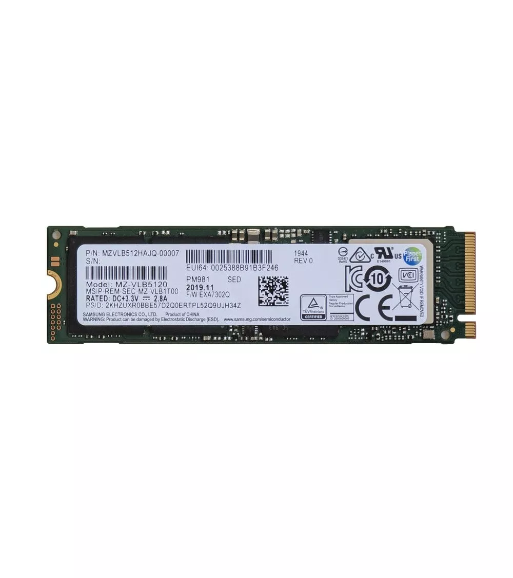 SSD M.2 NVMe PCIe Samsung 512 GB - PM981