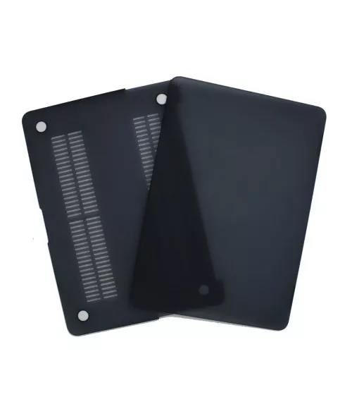 Coque Silicone MacBook Air 13" A1466 Noir
