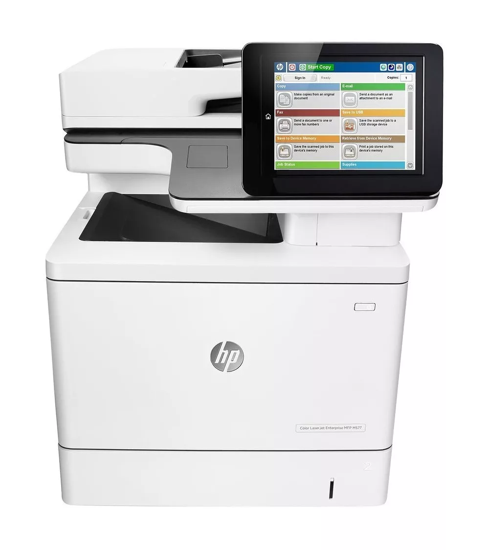 Imprimante HP Color LaserJet Managed Flow M577m - B5L50A - QWERTY - B