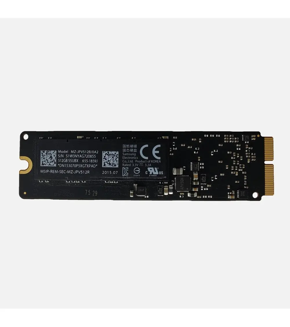Disque SSD 512Go - MacBook Air A1465/A1466 2013 - 2017 et MacBook Pro A1502/A1398 2015 reconditionné | Ma Fabrik
