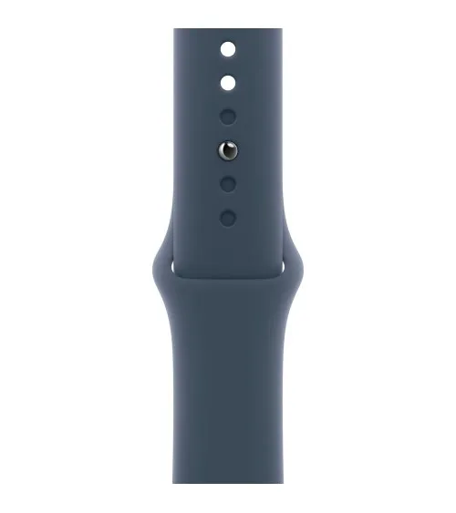 Apple Watch SE 2020 40 mm GPS  Argent + bracelet sport Bleu S/M reconditionnée | Ma Fabrik