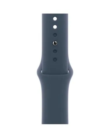 Apple Watch SE 2020 40 mm GPS  Argent + bracelet sport Bleu S/M reconditionnée | Ma Fabrik