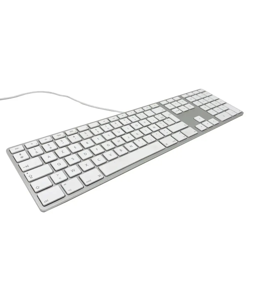 Clavier filaire Apple A1243 - AZERTY Français reconditionn | Refabz