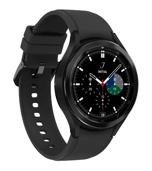 Samsung Galaxy Watch 4 Classic 46 mm GPS Noir + Bracelet Noir reconditionnée | Ma Fabrik