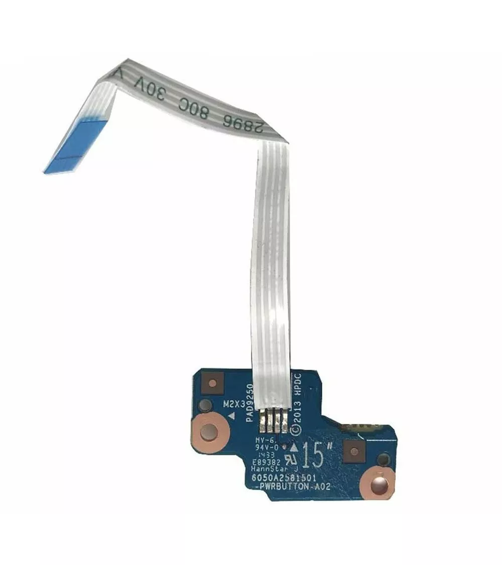 Tarjeta de botón de encendido para HP ProBook 650 / 655 G1 reacondicionado | Ma Fabrik