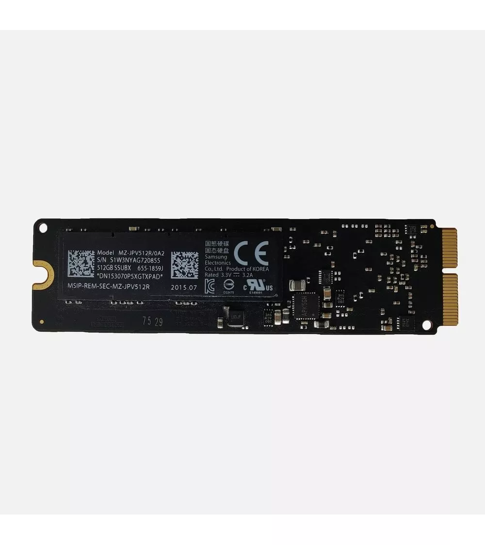 Disque SSD 512Go - MacBook Air A1465/A1466 2013 - 2017 et MacBook Pro A1502/A1398 2015 reconditionné | Ma Fabrik