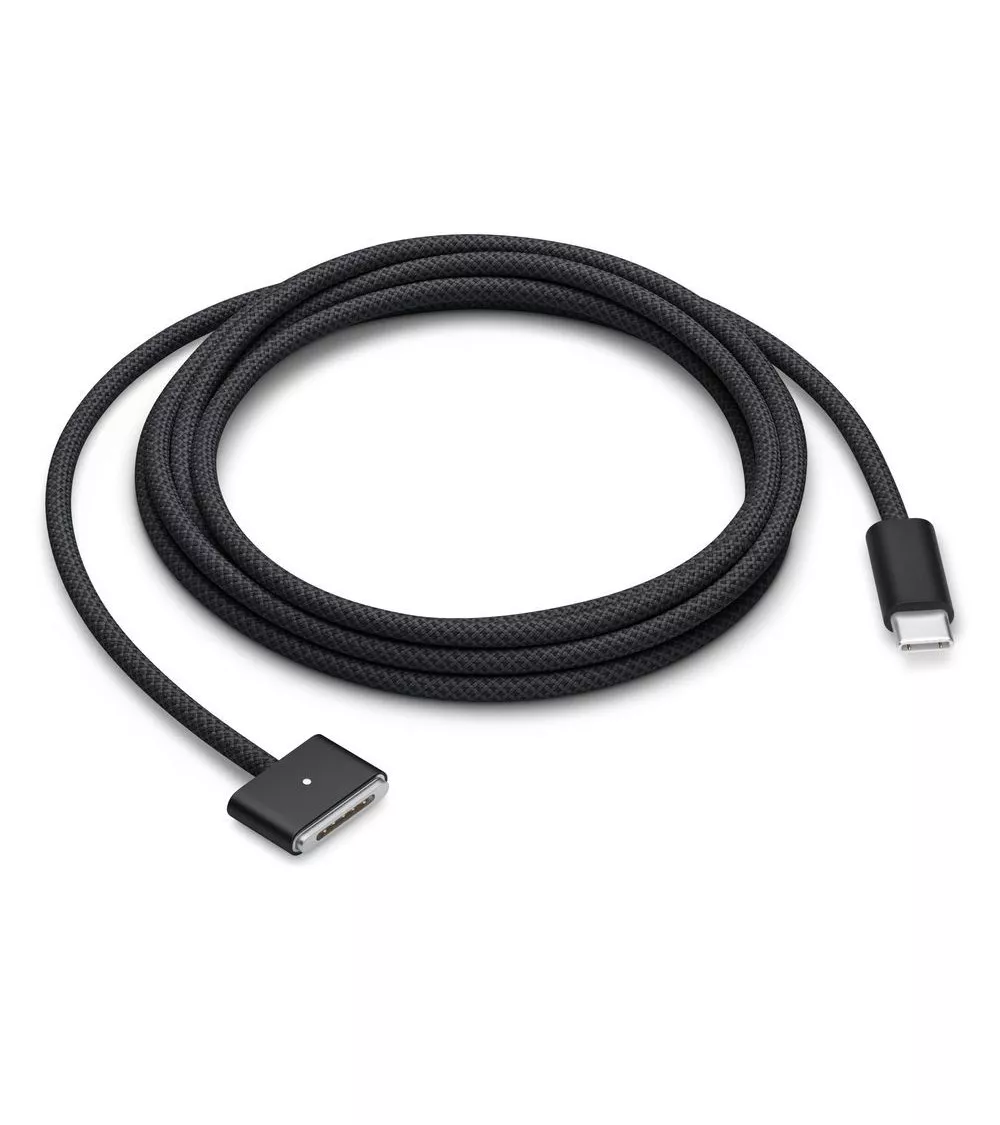 Cable Apple USB-C a MagSafe 3 2m Sidereal Negro reacondicionado | Ma Fabrik