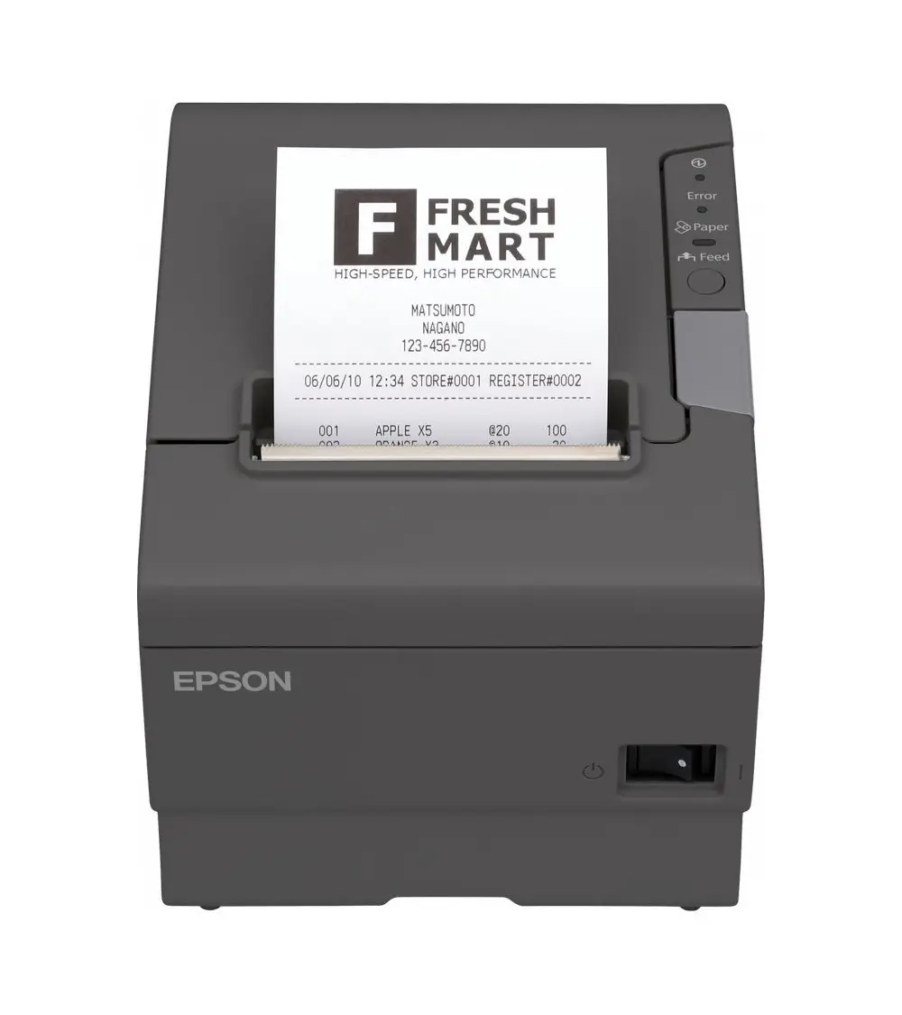 Epson TM-T88 V Noir - USB + Ethernet reconditionné | Refabz