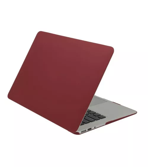 Coque Silicone MacBook Air 13" A1466 Rouge Bordeaux reconditionnée | Ma Fabrik