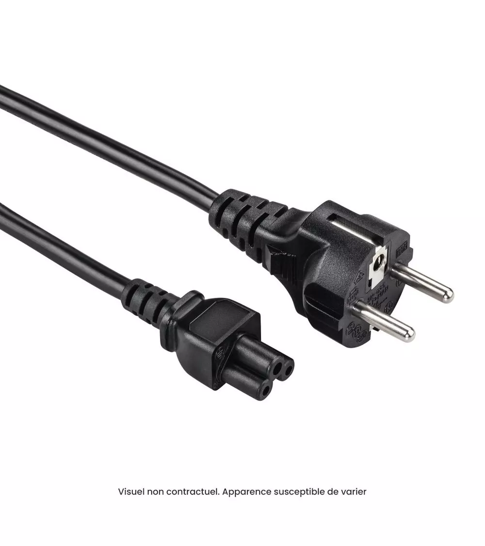 Câble Alimentation trèfle Mickey mouse 1,8 mètres pour PC portable... reconditionné | Ma Fabrik