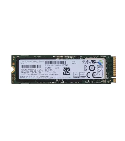 SSD M.2 NVMe PCIe Samsung 512 GB - PM981