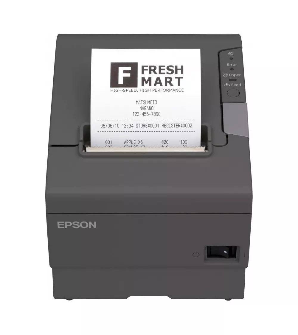 Epson TM-T88 V Noir - USB + Ethernet reconditionné | Refabz