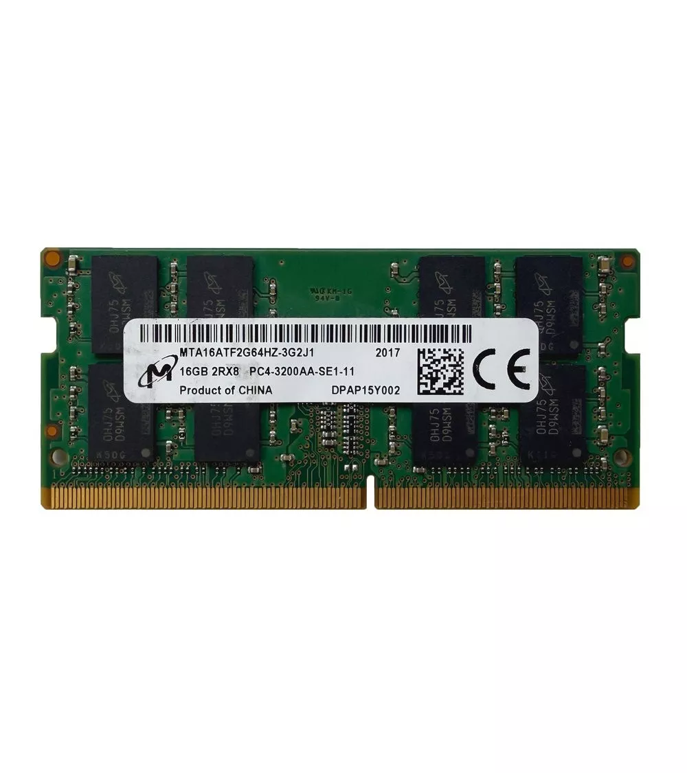 16 GB DDR4 Micron PC4 3200 MHz 2Rx8 - RAM Mémoire vive SODIM | Refabz