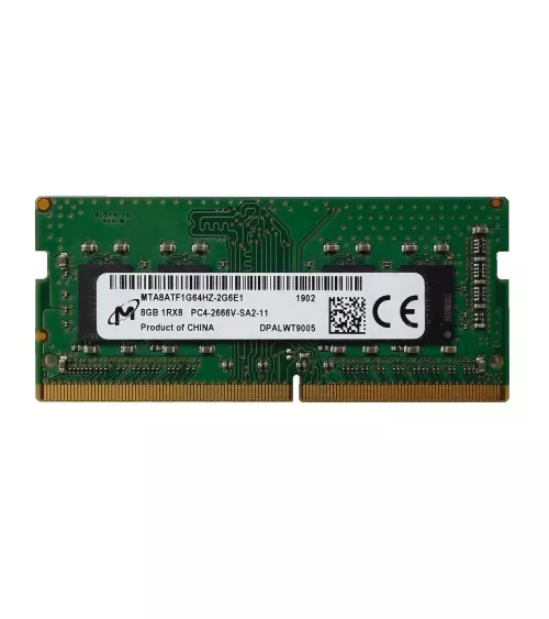 8 GB DDR4 Micron 2666 MHz 1Rx8 RAM SODIMM - 862398-855