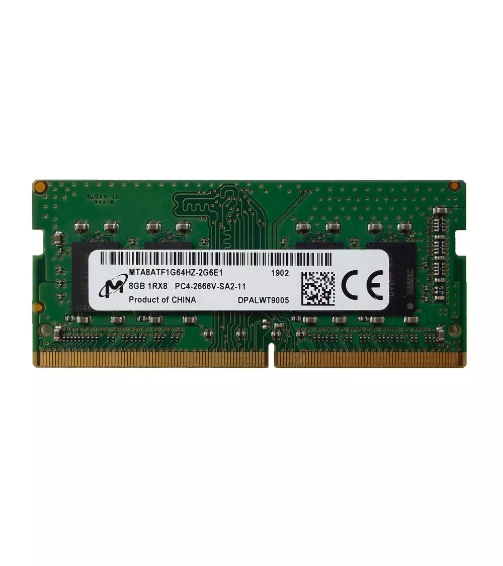 8 GB DDR4 Micron PC4 2666 MHz 1Rx8 - RAM Mémoire vive SODIMM | Refabz