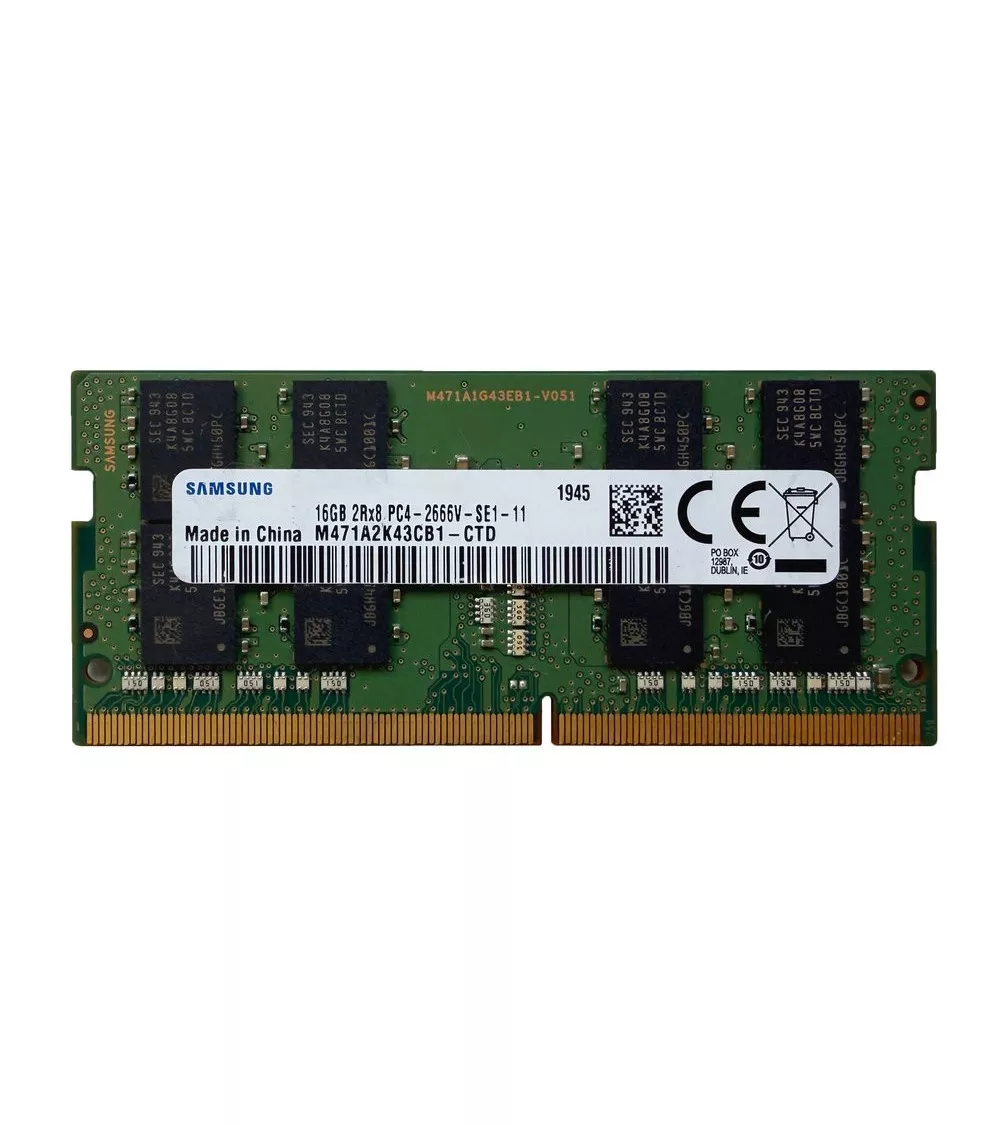 16 GB DDR4 Samsung PC4 2666 MHz 2Rx8 - RAM Mémoire vive SODI | Refabz