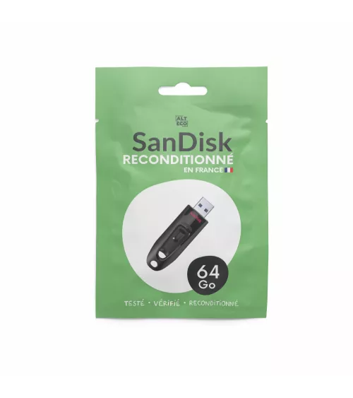 Clé USB 3.0 SanDisk 64 Go reconditionné | Refabz