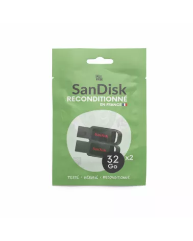 Lot de 2 Clés USB 2.0 SanDisk 32 Go reconditionné | Refabz