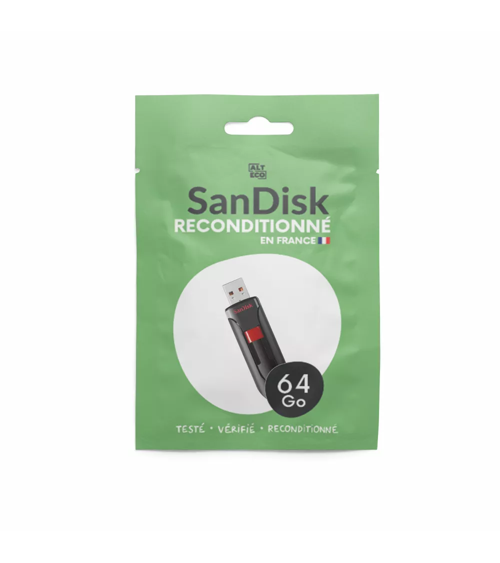 Clé USB 2.0 SanDisk 64 Go reconditionné | Refabz