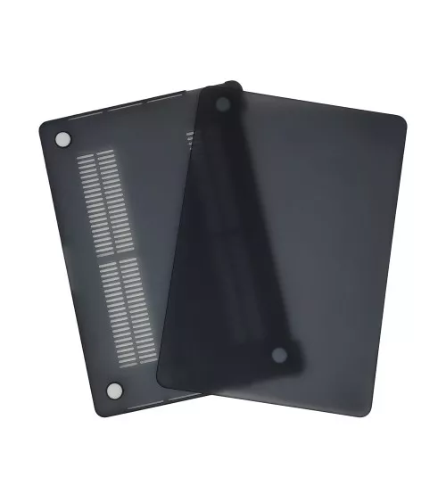 Coque Silicone MacBook Pro 13" A1708 sans Touch Bar (2016 - 2017) Noir