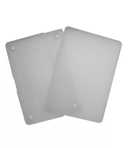 Coque Silicone MacBook Air 13" A1466 Blanc